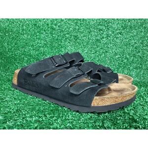 BIRKENSTOCK Birki's Florida Birko-Flor Sandals Shoes Black Womens Size US 6